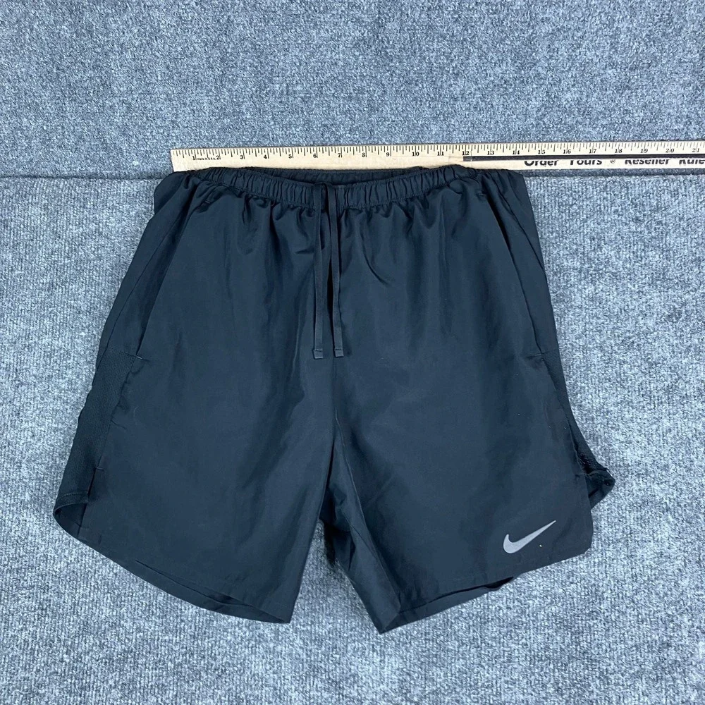 Nike Athletic Shorts Mens Size S Black Running Mesh Breathable Training Flawed